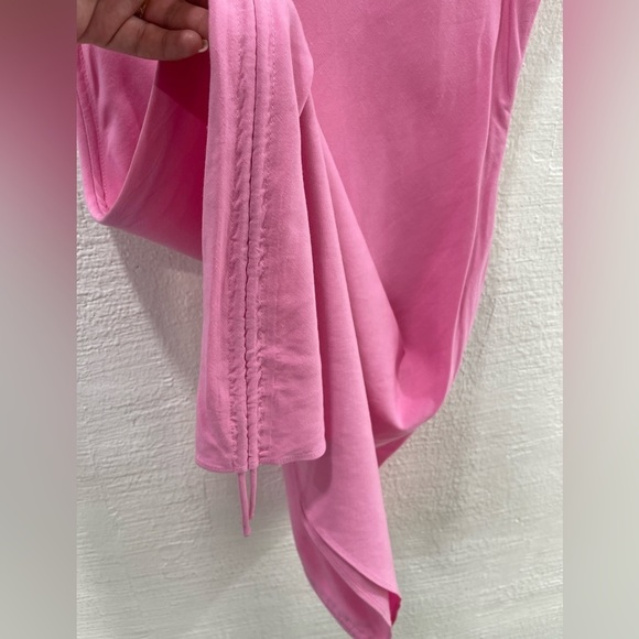 Amanda Uprichard Nessa Ruched Sheath Dress Pink - Picture 4 of 7